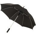 Solid Black-White - Front - Avenue 23 Inch Spark Auto Open Storm Umbrella (Pack Of 2)