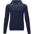 Navy - Front - Elevate Mens Theron Hoodie