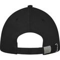 Solid Black - Back - Elevate Unisex Adult Darton Sandwich 6 Panel Cap