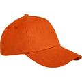 Orange - Side - Elevate Unisex Adult Doyle 5 Panel Cap