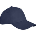 Navy - Side - Elevate Unisex Adult Doyle 5 Panel Cap