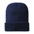 Navy - Side - Elevate Unisex Adult Hale Polylana Beanie