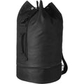 Solid Black - Back - Bullet Idaho Recycled Duffle Bag