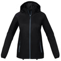 Solid Black - Front - Elevate Essentials Womens-Ladies Dinlas Lightweight Jacket