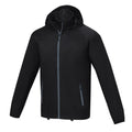Solid Black - Side - Elevate Essentials Mens Dinlas Lightweight Jacket