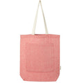 Red Heather - Front - Bullet Pheebs Heather Front Pocket Tote Bag