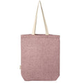 Maroon Heather - Back - Bullet Pheebs Heather Front Pocket Tote Bag