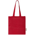 Red - Front - Madras Recycled Cotton 7L Tote Bag