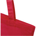 Red - Side - Madras Recycled Cotton 7L Tote Bag