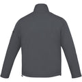 Storm Grey - Back - Elevate Life Mens Palo Lightweight Jacket