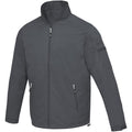 Storm Grey - Side - Elevate Life Mens Palo Lightweight Jacket