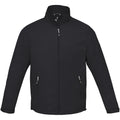 Solid Black - Front - Elevate Life Mens Palo Lightweight Jacket