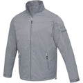 Steel Grey - Side - Elevate Life Mens Palo Lightweight Jacket