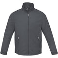 Storm Grey - Front - Elevate Life Mens Palo Lightweight Jacket