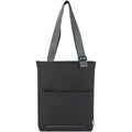 Solid Black - Front - Aqua Plain Water Resistant Recycled 14L Tote Bag