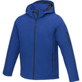 Blue - Side - Elevate Essentials Mens Notus Padded Soft Shell Jacket