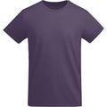 Lilac - Front - Roly Mens Breda Plain T-Shirt