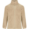 Sand - Front - Roly Mens Artic Full Zip Fleece Jacket