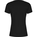 Solid Black - Back - Roly Womens-Ladies Golden T-Shirt