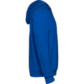 Royal Blue-White - Side - Roly Childrens-Kids Urban Drawstring Hoodie