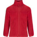 Red - Front - Roly Childrens-Kids Artic Full Zip Fleece Jacket