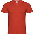 Red - Front - Roly Mens Samoyedo V Neck T-Shirt