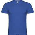 Royal Blue - Front - Roly Mens Samoyedo V Neck T-Shirt