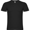Solid Black - Front - Roly Mens Samoyedo V Neck T-Shirt