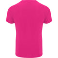 Fluorescent Pink - Back - Roly Childrens-Kids Bahrain Sports T-Shirt