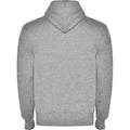 Grey Marl - Back - Roly Unisex Adult Montblanc Full Zip Hoodie