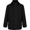 Solid Black - Front - Roly Unisex Adult Europa Insulated Jacket