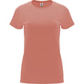 Clay Orange - Front - Roly Womens-Ladies Capri Short-Sleeved T-Shirt