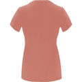 Clay Orange - Back - Roly Womens-Ladies Capri Short-Sleeved T-Shirt