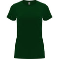 Bottle Green - Front - Roly Womens-Ladies Capri Short-Sleeved T-Shirt