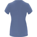 Blue Denim - Back - Roly Womens-Ladies Capri Short-Sleeved T-Shirt