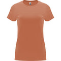 Greek Orange - Front - Roly Womens-Ladies Capri Short-Sleeved T-Shirt