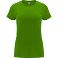 Grass Green - Front - Roly Womens-Ladies Capri Short-Sleeved T-Shirt