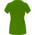 Grass Green - Back - Roly Womens-Ladies Capri Short-Sleeved T-Shirt