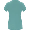 Dusty Blue - Back - Roly Womens-Ladies Capri Short-Sleeved T-Shirt