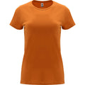 Orange - Front - Roly Womens-Ladies Capri Short-Sleeved T-Shirt