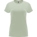 Mist Green - Front - Roly Womens-Ladies Capri Short-Sleeved T-Shirt