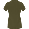 Military Green - Back - Roly Womens-Ladies Capri Short-Sleeved T-Shirt