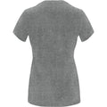 Grey Marl - Back - Roly Womens-Ladies Capri Short-Sleeved T-Shirt