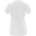 White - Back - Roly Womens-Ladies Capri Short-Sleeved T-Shirt