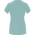 Washed Blue - Back - Roly Womens-Ladies Capri Short-Sleeved T-Shirt