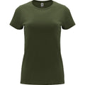 Venture Green - Front - Roly Womens-Ladies Capri Short-Sleeved T-Shirt