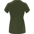 Venture Green - Back - Roly Womens-Ladies Capri Short-Sleeved T-Shirt