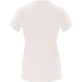 Vintage White - Back - Roly Womens-Ladies Capri Short-Sleeved T-Shirt