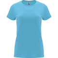 Turquoise - Front - Roly Womens-Ladies Capri Short-Sleeved T-Shirt