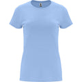 Sky Blue - Front - Roly Womens-Ladies Capri Short-Sleeved T-Shirt